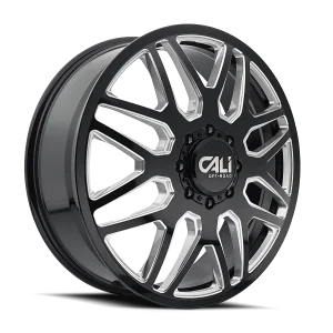 Cali Off-Road – INVADER DUALLY – Black – 22″x8.25″ 115mm – Summer Wheels – 9115D-22879BMF115